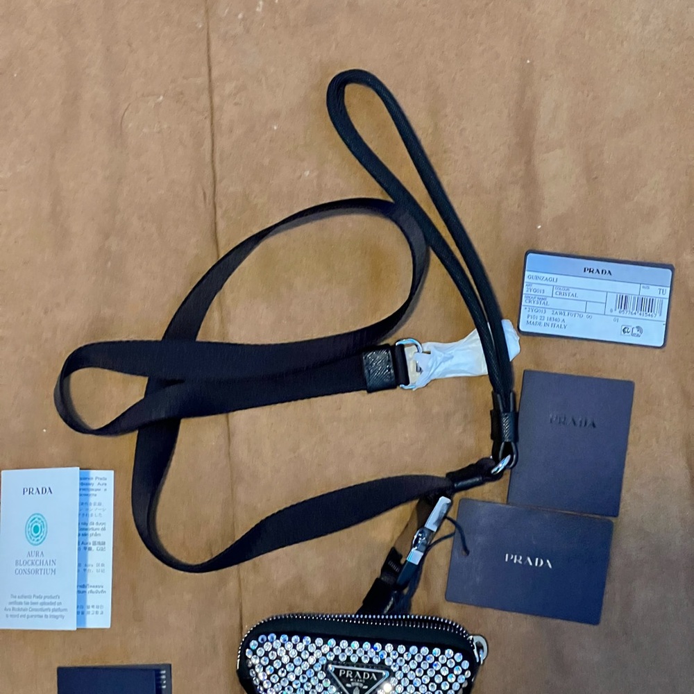 Prada
crystal-embellishment dog lead